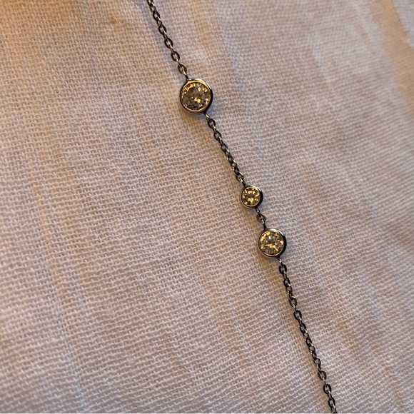 Silpada 32” Silver stars cubic a sterling silver Necklace - Picture 3 of 6